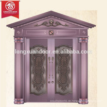 Fabrik Custom Luxus Entry Bronze Tür, Doppel Swing Kupfer Tür